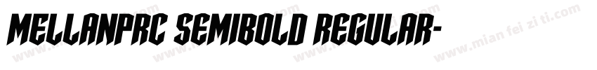 MEllanPRC SemiBold Regular字体转换